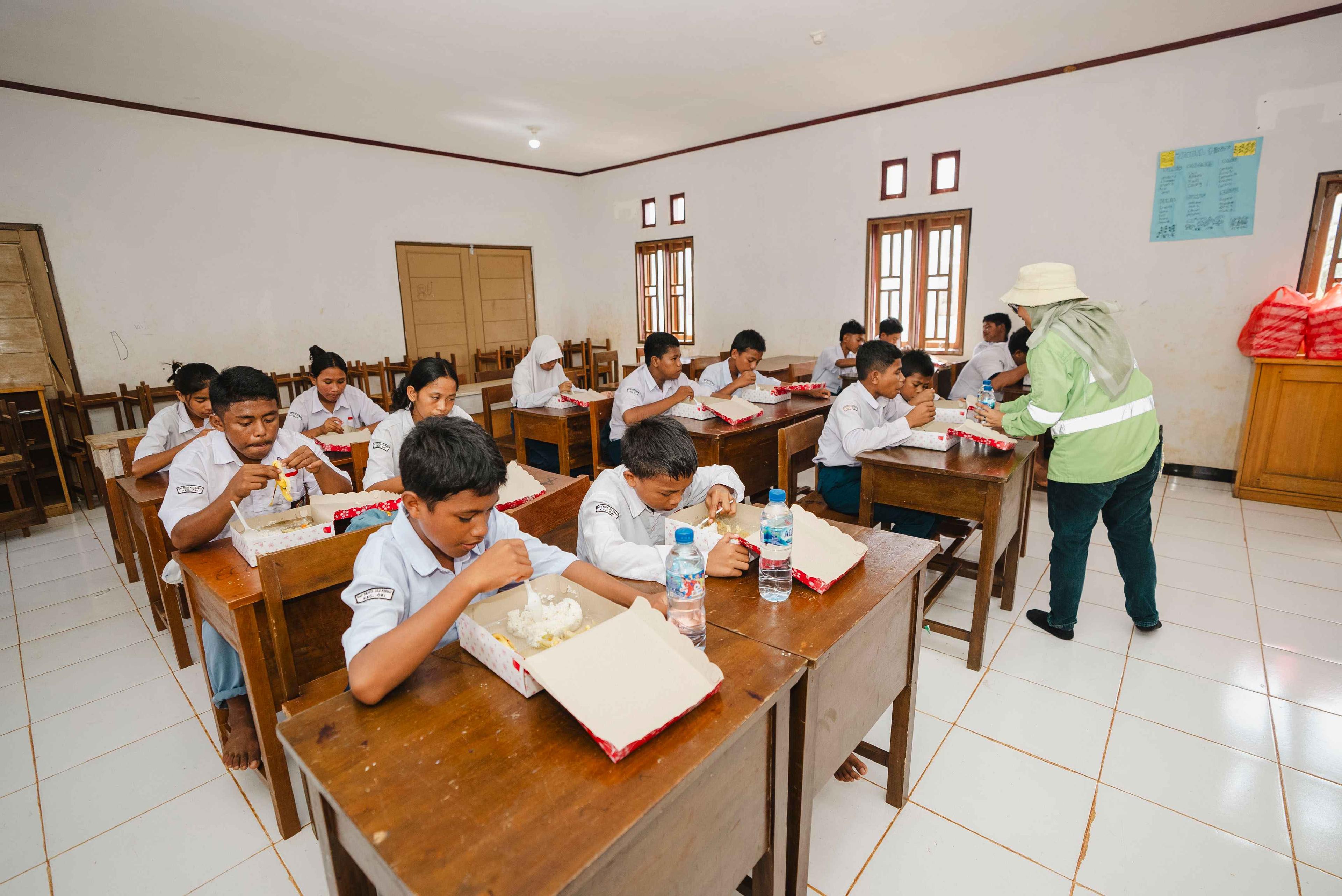 From Kitchen to Classroom: Free Lunch Program for Kawasi Students