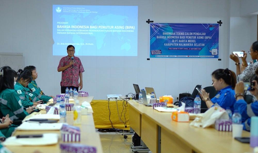 Harita Nickel organizes BIPA instructor training to advance the internationalization of Indonesian language