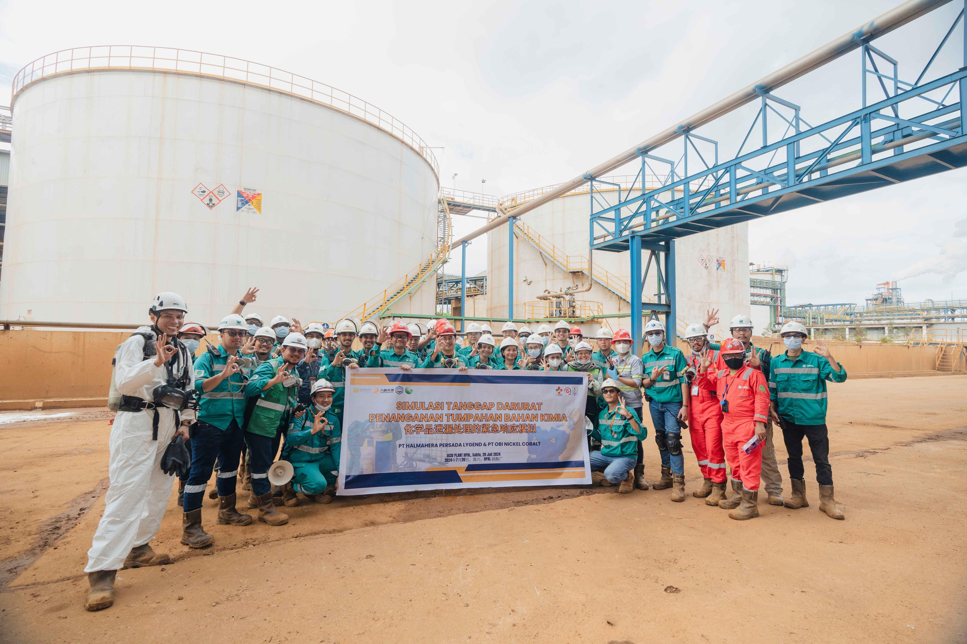 Boosting Emergency Preparedness, Harita Nickel Conducts Chemical Spill Response Drill