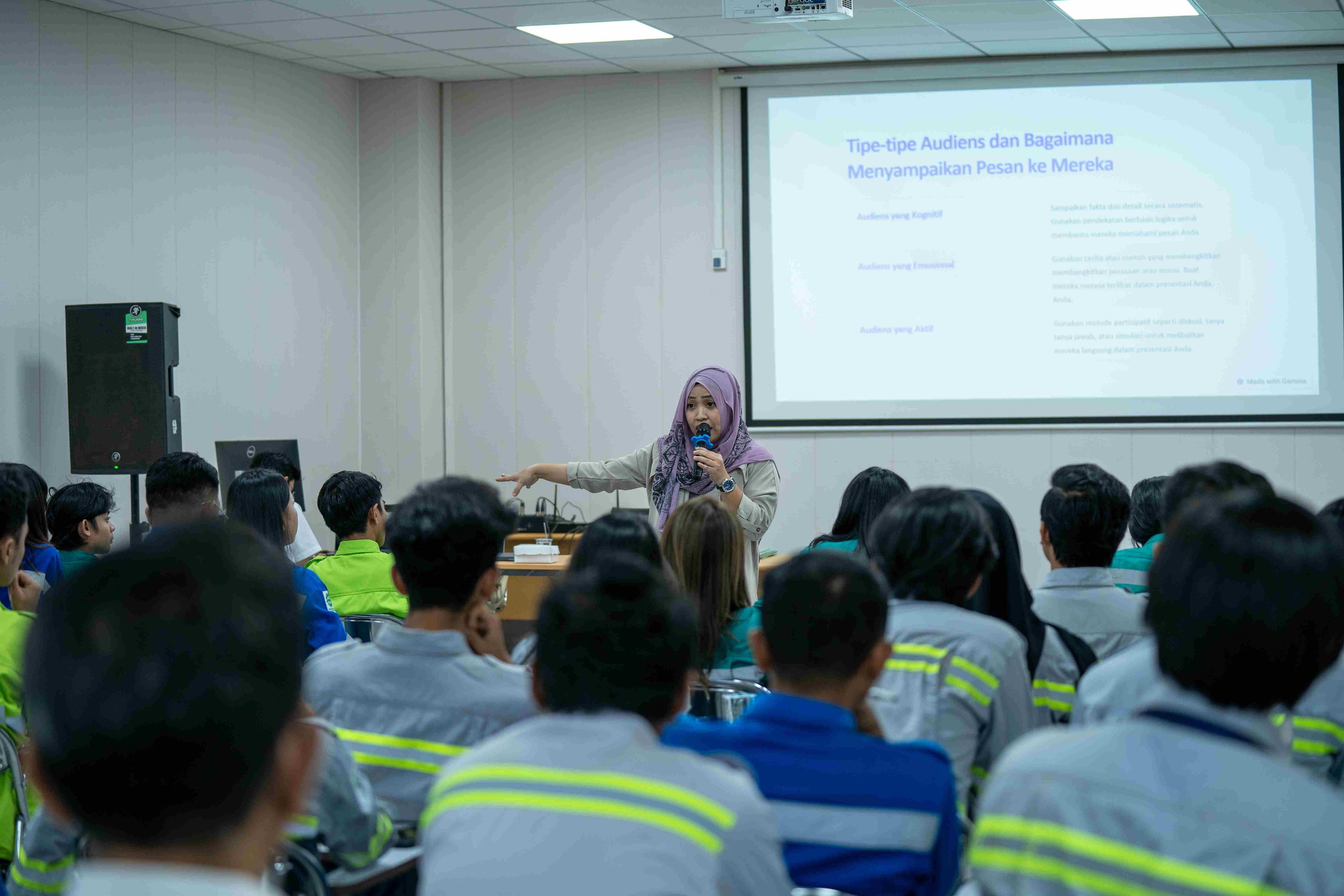 Improving Communication Skills Harita's Employee, Corporate Communications Department Holds Public Speaking Training