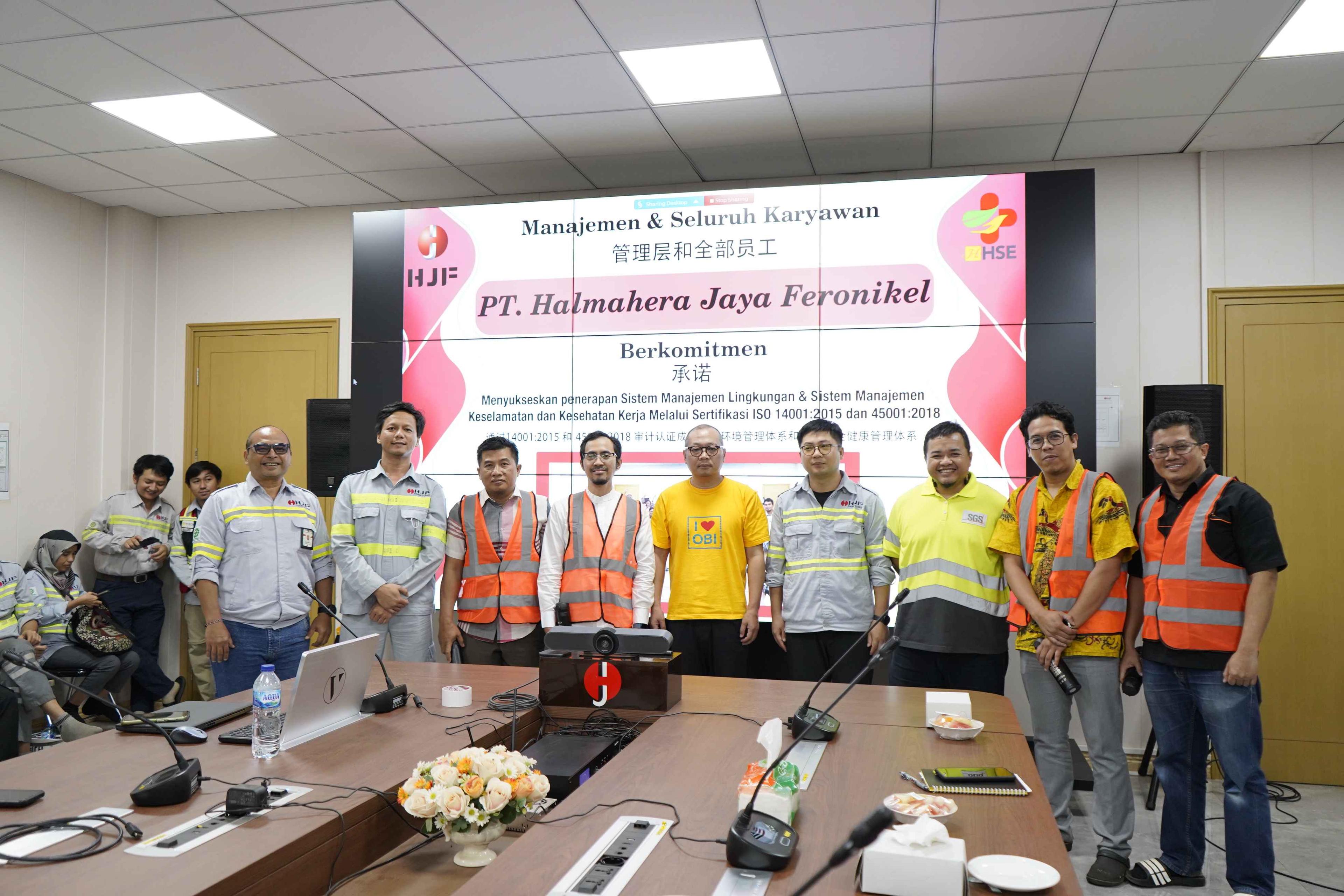 Three Subsidiaries of Harita Nickel Achieves ISO 14001:2015 and ISO 45001:2018 Certifications Through PT Halmahera Jaya Feronikel (HJF)