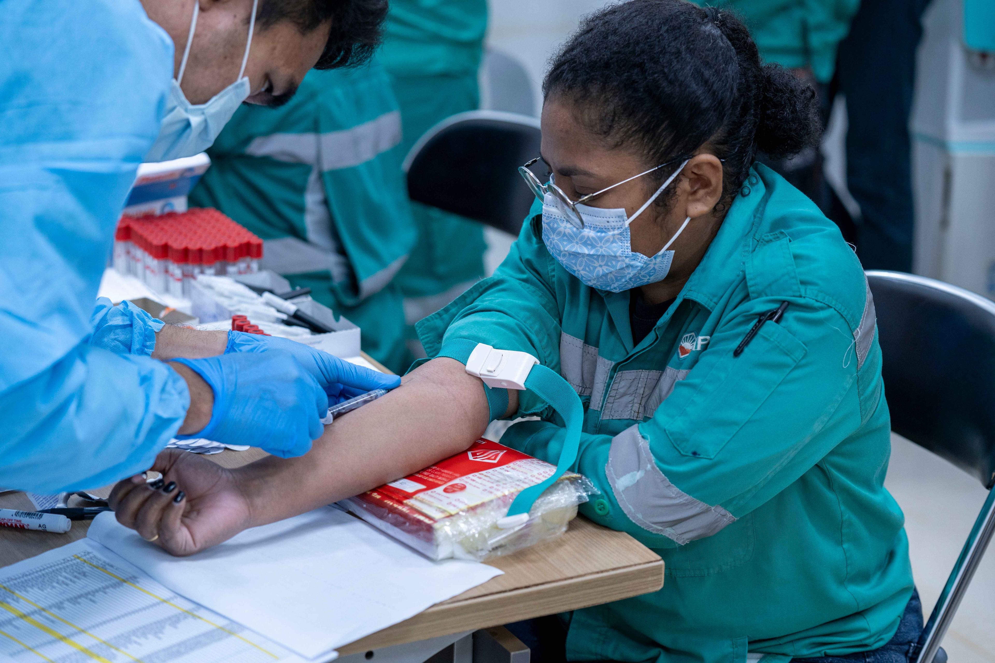 Caring For Community, Harita Nickel Hosts Blood Donation Drive