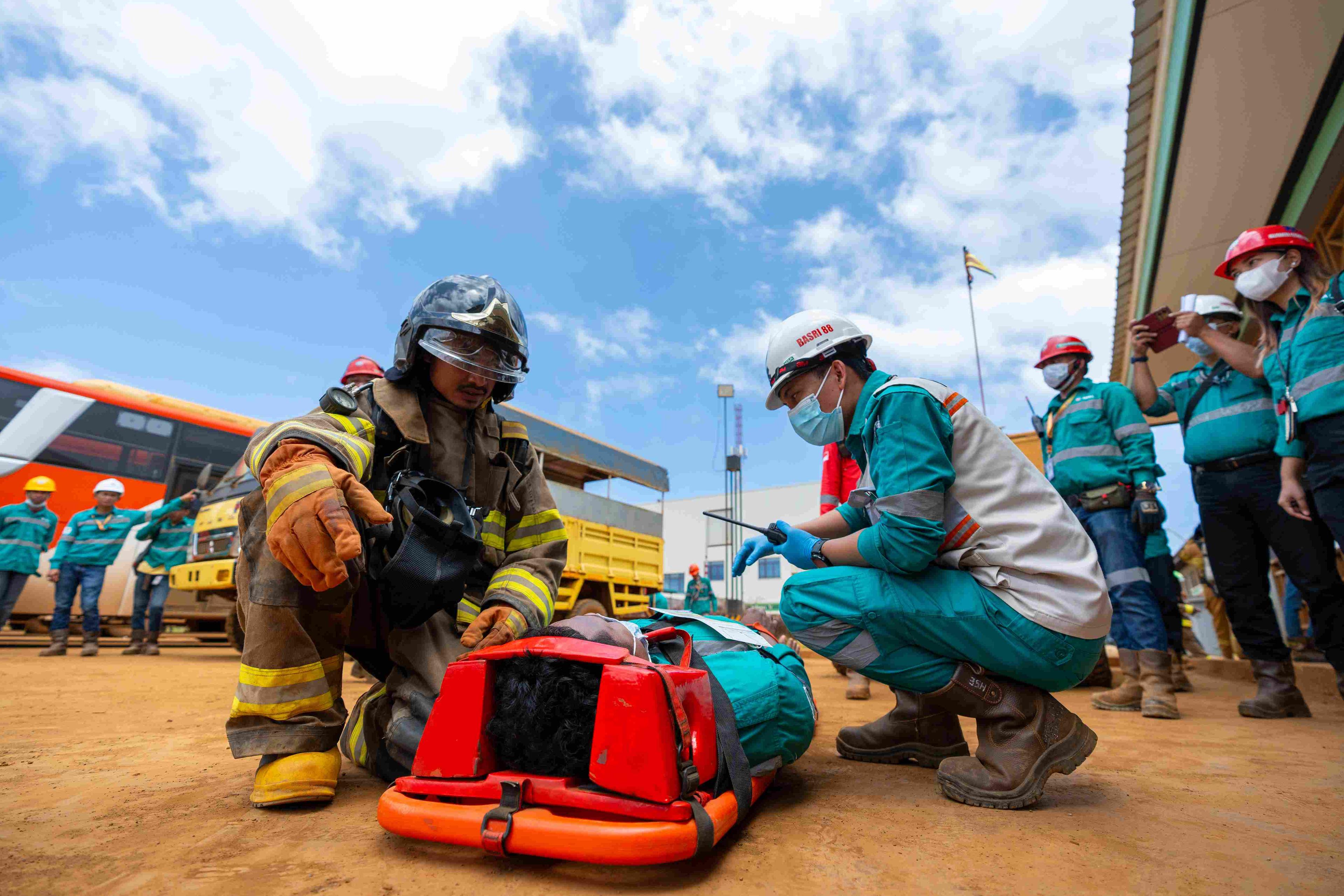 Prepare Employees to Face Emergency Situations, Harita Nickel Intensifies Emergency Drill